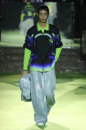 PFW - Casablanca Runway A model walks the runway during the Casablanca Womenswear Spring Summer 2026 show as part of Paris Fashion Week on October 01, 2025 in Paris, France. Photo by Alain-Gil Gonzalez ABACAPRESS.COM Paris France  Copyright: xGonzalezxAlain-Gil ABACAx