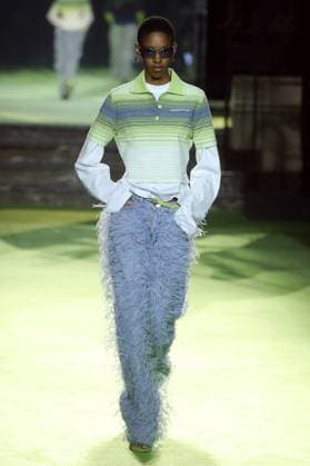 PFW - Casablanca Runway A model walks the runway during the Casablanca Womenswear Spring Summer 2026 show as part of Paris Fashion Week on October 01, 2025 in Paris, France. Photo by Alain-Gil Gonzalez ABACAPRESS.COM Paris France  Copyright: xGonzalezxAlain-Gil ABACAx