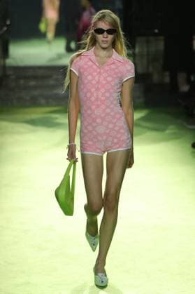 PFW - Casablanca Runway A model walks the runway during the Casablanca Womenswear Spring Summer 2026 show as part of Paris Fashion Week on October 01, 2025 in Paris, France. Photo by Alain-Gil Gonzalez ABACAPRESS.COM Paris France  Copyright: xGonzalezxAlain-Gil ABACAx