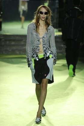 PFW - Casablanca Runway A model walks the runway during the Casablanca Womenswear Spring Summer 2026 show as part of Paris Fashion Week on October 01, 2025 in Paris, France. Photo by Alain-Gil Gonzalez ABACAPRESS.COM Paris France  Copyright: xGonzalezxAlain-Gil ABACAx