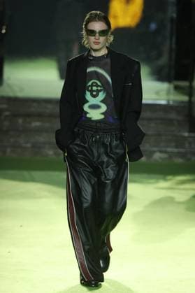 PFW - Casablanca Runway A model walks the runway during the Casablanca Womenswear Spring Summer 2026 show as part of Paris Fashion Week on October 01, 2025 in Paris, France. Photo by Alain-Gil Gonzalez ABACAPRESS.COM Paris France  Copyright: xGonzalezxAlain-Gil ABACAx