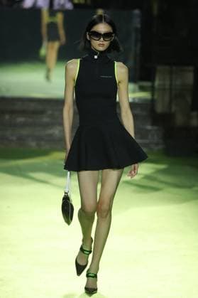 PFW - Casablanca Runway A model walks the runway during the Casablanca Womenswear Spring Summer 2026 show as part of Paris Fashion Week on October 01, 2025 in Paris, France. Photo by Alain-Gil Gonzalez ABACAPRESS.COM Paris France  Copyright: xGonzalezxAlain-Gil ABACAx