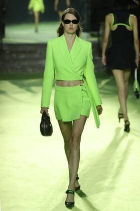 PFW - Casablanca Runway A model walks the runway during the Casablanca Womenswear Spring Summer 2026 show as part of Paris Fashion Week on October 01, 2025 in Paris, France. Photo by Alain-Gil Gonzalez ABACAPRESS.COM Paris France  Copyright: xGonzalezxAlain-Gil ABACAx