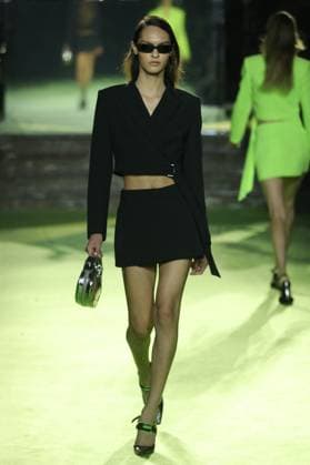 PFW - Casablanca Runway A model walks the runway during the Casablanca Womenswear Spring Summer 2026 show as part of Paris Fashion Week on October 01, 2025 in Paris, France. Photo by Alain-Gil Gonzalez ABACAPRESS.COM Paris France  Copyright: xGonzalezxAlain-Gil ABACAx