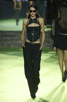 PFW - Casablanca Runway A model walks the runway during the Casablanca Womenswear Spring Summer 2026 show as part of Paris Fashion Week on October 01, 2025 in Paris, France. Photo by Alain-Gil Gonzalez ABACAPRESS.COM Paris France  Copyright: xGonzalezxAlain-Gil ABACAx