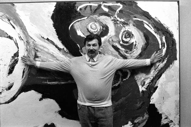 Portrait of Karel Appel (artist) 1970s Serge Hambourg opale.photo RECORD DATE NOT STATED *** Portrait of Karel Appel artist 1970s Serge Hambourg opale photo RECORD DATE NOT STATED  Copyright: x SergexHambourg opale.photox