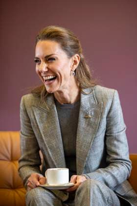. 02 10 2025. Coningsby, United Kingdom. Kate Middleton, the Princess of Wales, during a visit to RAF Coningsby, United Kingdom.  xPoolx xi-Imagesx IIM-26267-0004
