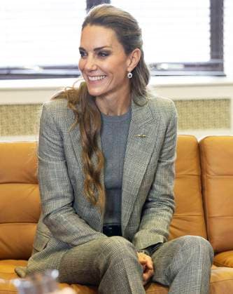 . 02 10 2025. Coningsby, United Kingdom. Kate Middleton, the Princess of Wales, during a visit to RAF Coningsby, United Kingdom.  xPoolx xi-Imagesx IIM-26267-0009