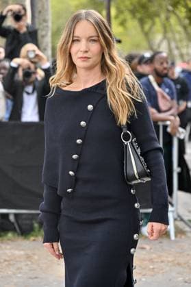 PFW Rabanne Outside Arrivals Diana Rouxel arriving at Rabanne show during Paris Fashion Week in Paris, France on October 2, 2025. Photo by Julien Reynaud APS-Medias ABACAPRESS.COM Paris France  Copyright: xReynaudxJulien APS-Medias ABACAx