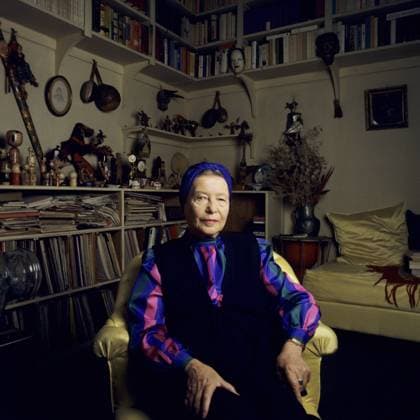 Portrait of Simone De BEAUVOIR at her place 01 06 1986 Patrick Jacob Opale.photo RECORD DATE NOT STATED *** Portrait of Simone De BEAUVOIR at her place 01 06 1986 Patrick Jacob Opale photo RECORD DATE NOT STATED  Copyright: x PatrickxJacob Opale.photox
