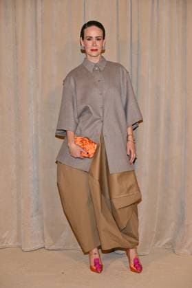 PFW Roger Vivier Presentation Sarah Paulson attending Roger Vivier presentation during Paris Fashion Week in Paris, France on October 2, 2025. Photo by Julien Reynaud APS-Medias ABACAPRESS.COM Paris France  Copyright: xReynaudxJulien APS-Medias ABACAx