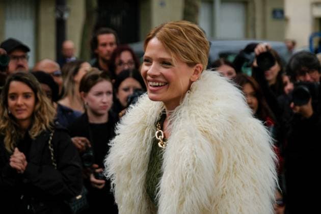 PFW - Paco Rabanne Outside Arrivals Melanie Thierry at Paco Rabanne show during the Womenswear Spring Summer 2026 as part of Paris Fashion Week on October 2, 2025 in Paris, France. Photo by Robin Psaila ABACAPRESS.COM Paris France  Copyright: xPsailaxRobin ABACAx