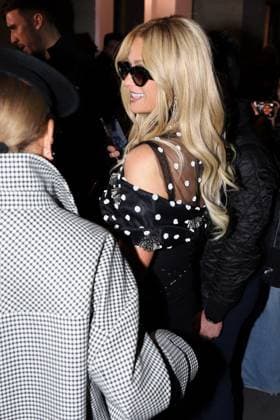 Paris Hilton and Helene in Paris leaving the Isabel Marant Collection Femme Prêt à Porter Printemps Eté 2026 fashion show during Paris Fashion Week PFW on October 2, 2025 Yoann Ouahcene Bestimage Celebs at Isabel Marant Spring Summer 2026 Ready to Wear Womens Collection fashion show during Paris Fashion Week PFW on October 2, 2025 Paris France  Copyright: xYoannxOuahcenex xBestimagexYoannxOuahcenex xBestimagex