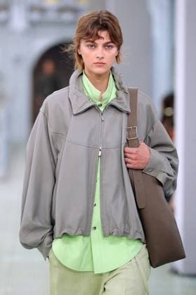 PFW - Times Runway A model walks the runway during the Times Womenswear Spring Summer 2026 show as part of Paris Fashion Week on October 02, 2025 in Paris, France. Photo by Alain-Gil Gonzalez ABACAPRESS.COM Paris France  Copyright: xGonzalezxAlain-Gil ABACAx