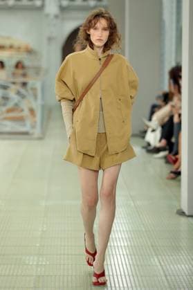 PFW - Times Runway A model walks the runway during the Times Womenswear Spring Summer 2026 show as part of Paris Fashion Week on October 02, 2025 in Paris, France. Photo by Alain-Gil Gonzalez ABACAPRESS.COM Paris France  Copyright: xGonzalezxAlain-Gil ABACAx