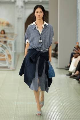 PFW - Times Runway A model walks the runway during the Times Womenswear Spring Summer 2026 show as part of Paris Fashion Week on October 02, 2025 in Paris, France. Photo by Alain-Gil Gonzalez ABACAPRESS.COM Paris France  Copyright: xGonzalezxAlain-Gil ABACAx