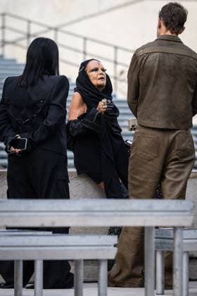 Michèle Lamy at Rick Owens Women Ready to Wear Spring Summer 2026 Collection fashion show, during Paris Fashion Week on october 2nd 2025 Julien Sarkissian Bestimage Celebrities at Rick Owens Women Ready to Wear Spring Summer 2026 Collection fashion show, during Paris Fashion Week on october 2nd 2025 Paris France  Copyright: xJulienxSarkissianx xBestimagexJulienxSarkissianx xBestimagex