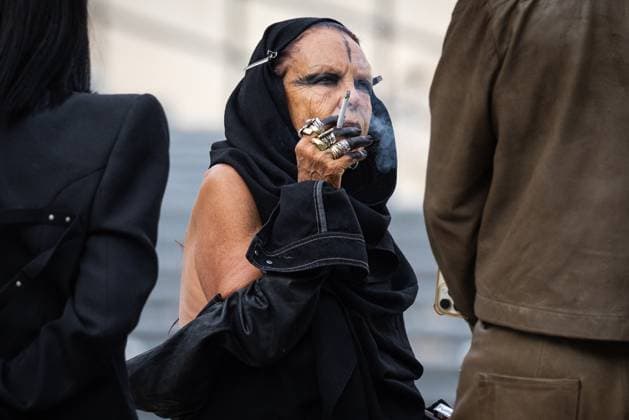 Michèle Lamy at Rick Owens Women Ready to Wear Spring Summer 2026 Collection fashion show, during Paris Fashion Week on october 2nd 2025 Julien Sarkissian Bestimage Celebrities at Rick Owens Women Ready to Wear Spring Summer 2026 Collection fashion show, during Paris Fashion Week on october 2nd 2025 Paris France  Copyright: xJulienxSarkissianx xBestimagexJulienxSarkissianx xBestimagex