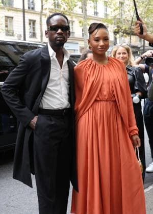 Don Eazi and Temi Otedola at the arrivals of the Giambattista Valli Womens Ready to Wear Spring Summer 2026 Paris Fashion Week PFW show, at Giambattista Valli, in Paris, France, October 03, 2025 Denis Guignebourg Bestimage Arrivals Giambattista Valli fashion show as part of Spring Summer 2026 Paris Fashion Week on October 03, 2025 in Paris, France Paris France  Copyright: xDenisxGuignebourgx xBestimagexDenisxGuignebourgx xBestimagex