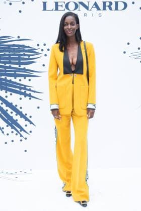 PFW Leonard Paris Photocall Lise Pierron attending the Leonard Paris Womenswear Spring Summer 2026 show as part of Paris Fashion Week in Paris, France on October 03, 2025. Photo by Aurore Marechal ABACAPRESS.COM Paris France  Copyright: xMarechalxAurore ABACAx