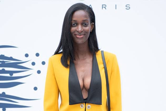 PFW Leonard Paris Photocall Lise Pierron attending the Leonard Paris Womenswear Spring Summer 2026 show as part of Paris Fashion Week in Paris, France on October 03, 2025. Photo by Aurore Marechal ABACAPRESS.COM Paris France  Copyright: xMarechalxAurore ABACAx