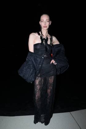 PFW - Vaillant Front Row Tanya Dziahileva attends the attends the Vaillant as part of Paris Fashion Week in Paris, France on September 30, 2025. Photo by Jerome Domine ABACAPRESS.COM  Copyright: xDominexJerome ABACAx