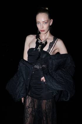 PFW - Vaillant Front Row Tanya Dziahileva attends the attends the Vaillant as part of Paris Fashion Week in Paris, France on September 30, 2025. Photo by Jerome Domine ABACAPRESS.COM  Copyright: xDominexJerome ABACAx