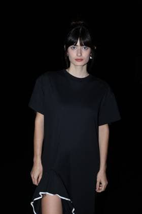 PFW - Vaillant Front Row Marguerite attends the attends the Vaillant as part of Paris Fashion Week in Paris, France on September 30, 2025. Photo by Jerome Domine ABACAPRESS.COM  Copyright: xDominexJerome ABACAx