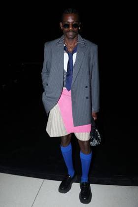 PFW - Vaillant Front Row Pascal K Douglas attends the attends the Vaillant as part of Paris Fashion Week in Paris, France on September 30, 2025. Photo by Jerome Domine ABACAPRESS.COM  Copyright: xDominexJerome ABACAx