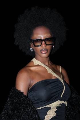 PFW - Vaillant Front Row Ebony attends the attends the Vaillant as part of Paris Fashion Week in Paris, France on September 30, 2025. Photo by Jerome Domine ABACAPRESS.COM  Copyright: xDominexJerome ABACAx