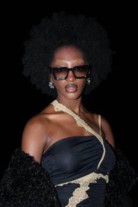 PFW - Vaillant Front Row Ebony attends the attends the Vaillant as part of Paris Fashion Week in Paris, France on September 30, 2025. Photo by Jerome Domine ABACAPRESS.COM  Copyright: xDominexJerome ABACAx