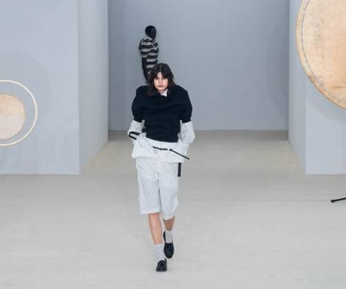 PARIS FASHION WEEK WOMENSWEAR SPRINT SUMMER 26 ISSEY MIYAKE sylvie lefort photography MAXPPP 03 10 2025 @sylvie Lefort Photography MAXPPP 3 10 25 Models present creations from the SPRINT SUMMER 2025 2026 Womenswear collection by ISSEY MIYAKE during the Paris Fashion Week, in Paris, France 3rd October 2025 The presentation of the Womens collections from september 29th to october 7th 25  Copyright: xMAXPPPxsylviexlefortxphotographyx LFR202510030148 LFR202510030148