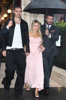 PFW - David Beckham With Daughter Harper And Son Romeo David Beckham with his daughter Harper Beckham and his son Romeo Beckham are spotted leaving La Reserve hotel during the Summer Spring Paris Fashion Week in Paris, France on October 3, 2025. Photo by Florian Poitout ABACAPRESS.COM Paris France  Copyright: xPoitoutxFlorian ABACAx