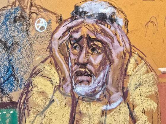 Photograph of a drawing by artist Jane Rosenberg showing Sean Combs ‘Diddy’ while one of his sons gives testimony during his trial in New York, United States 03 October 2025. Six of the seven children of rapper Sean Combs, known as Diddy, tearfully asked the judge for a second chance for their father, who is awaiting sentencing on charges of transporting minors for prostitution, of which he was found guilty in July. Sean Combs children tearfully ask judge for a second chance for their father !ACHTUNG: NUR REDAKTIONELLE NUTZUNG!  Copyright: xJanexRosenbergx USA5191 20251003-55018119348_1