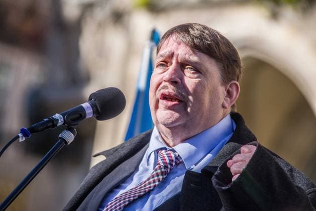 October 3, 2025, Munich, Bavaria, Germany: Bernd POSSELT, (CSU, MdEP a.d.) of the European Parliament. Under the motto of Ã¢â‚¬oeUkraine braucht DICH. Europa braucht DICHÃ¢â‚¬Â (Ã¢â‚¬oeUkraine needs you, Europe needs you), Ukrainians, Germans, and politicians assembled together to celebrate the reunification of Germany and the freeing of the former East from the Soviets, a free Europe, and the right to self-determination. The Ukrainians warned of threats to Europe from a Russia with increasingly imperialistic aspirations. Munich Germany - ZUMAb160 20251003_abp_b160_040 Copyright: xSachellexBabbarx