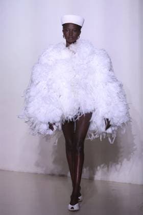 PFW - Vaillant Runway A model walks during the Vaillant show as part of Paris Fashion Week in Paris, France on October 03, 2025. Photo by Jerome Domine ABACAPRESS.COM  Copyright: xDominexJerome ABACAx