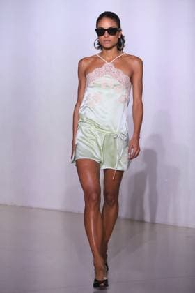 PFW - Vaillant Runway A model walks during the Vaillant show as part of Paris Fashion Week in Paris, France on October 03, 2025. Photo by Jerome Domine ABACAPRESS.COM  Copyright: xDominexJerome ABACAx