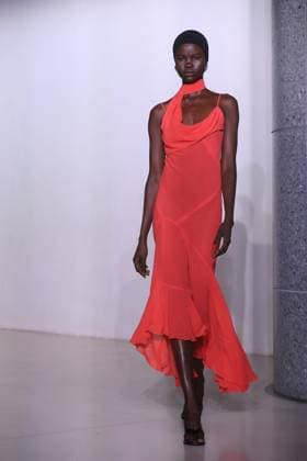 PFW - Vaillant Runway A model walks during the Vaillant show as part of Paris Fashion Week in Paris, France on October 03, 2025. Photo by Jerome Domine ABACAPRESS.COM  Copyright: xDominexJerome ABACAx