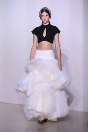 PFW - Vaillant Runway A model walks during the Vaillant show as part of Paris Fashion Week in Paris, France on October 03, 2025. Photo by Jerome Domine ABACAPRESS.COM  Copyright: xDominexJerome ABACAx