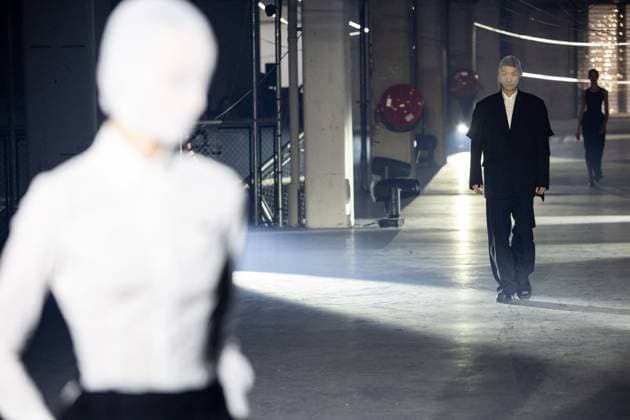 Vetements Womenswear Runway - PFW A mannequin model walks during the Vetements Womenswear Spring Summer 2026 show as part of Paris Fashion Week (PFW) on October 3, 2025 in Paris, France. Photo by Alexis Jumeau ABACAPRESS.COM Paris France  Copyright: xJumeauxAlexis ABACAx