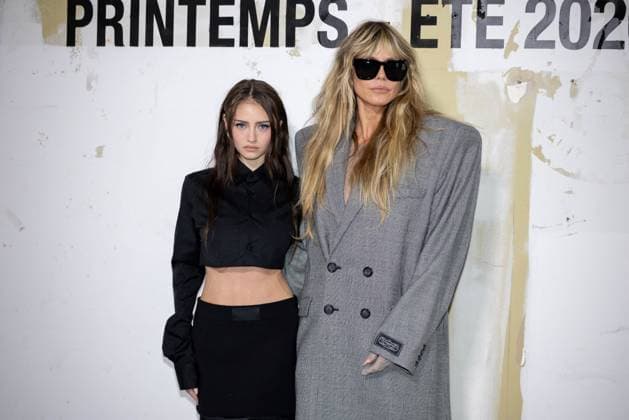 Photocall Vetements Womenswear - PFW Leni Klum and Heidi Klum attends the Vetements Womenswear Spring Summer 2026 show as part of Paris Fashion Week (PFW) on October 3, 2025 in Paris, France. Photo by Alexis Jumeau ABACAPRESS.COM Paris France  Copyright: xJumeauxAlexis ABACAx