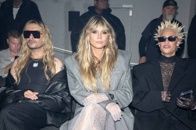 Photocall Vetements Womenswear - PFW Bill Kaulitz, Heidi Klum attends the Vetements Womenswear Spring Summer 2026 show as part of Paris Fashion Week (PFW) on October 3, 2025 in Paris, France. Photo by Alexis Jumeau ABACAPRESS.COM Paris France  Copyright: xJumeauxAlexis ABACAx