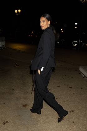 Cindy Bruna outside the EE72 magazine party at Le Grand Café during Paris Fashion Week PFW Ready to Wear Spring Summer 2026 on October 3rd, 2025 Jeremy MELLOUL Bestimage Celebrities at EE72 party during Paris Fashion Week Ready to Wear Collection Spring Summer 2026 on 3rd, October, 2025  Copyright: xJeremyxMelloulx xBestimagexJeremyxMelloulx xBestimagex