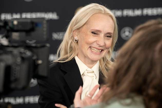 Mona Fastvold bei der Premiere des Kinofilms The Testament of Ann Lee auf dem 21. Zurich Film Festival 2025 im Kongresssaal. Zürich, 03.10.2025