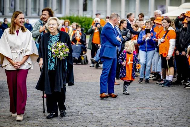 BAARN - Princess Beatrix will attend the sixth edition of the Princess Beatrix Muscle Fund s Orange Trail. The Orange Trail is a walk to and from Soestdijk Palace to raise awareness for the fight against muscle diseases. ANP HOLLANDSE HOOGTE ROBIN UTRECHT netherlands out - belgium out  Copyright: xx x538317392x originalFilename: 538317392.jpg