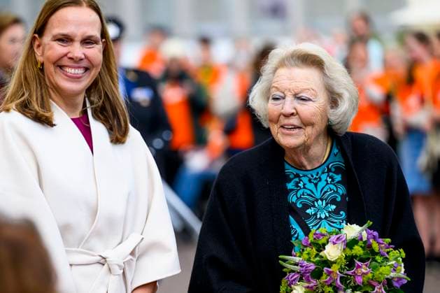 04-10-2025 Baarn Princess Beatrix attend the 6th edition of the Princess Beatrix Muscle Funds Orange Trail on the grounds of palace Soestdijk. Â  Copyright: xPPEx