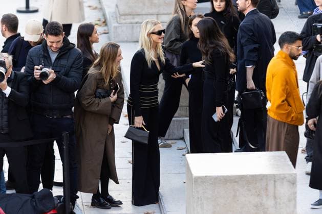PFW - Elie Saab Womenswear Spring-Summer - Arrivals NB Poppy Delevingne arriving at the Elie Saab Womenswear Spring-Summer 2026 show as part of Paris Fashion Week on October 04, 2025 in Paris, France. Photo by Nasser Berzane ABACAPRESS.COM Paris France  Copyright: xBerzanexNasser ABACAx