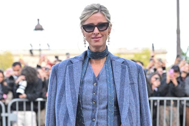 PFW Vivienne Westwood Outside Arrivals Nicky Hilton arriving at Vivienne Westwood show during Paris Fashion Week in Paris, France on October 4, 2025. Photo by Julien Reynaud APS-Medias ABACAPRESS.COM Paris France  Copyright: xReynaudxJulien APS-Medias ABACAx