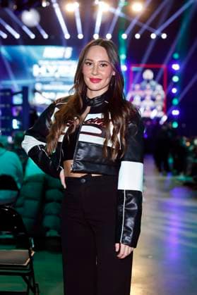 Reality-TV-Star Alessia Herren bei The Ultimate Hype Box-Event live in der Rudolf-Weber-Arena. Oberhausen, 04.10.2025 NRW Deutschland Copyright: xChristophxHardtx