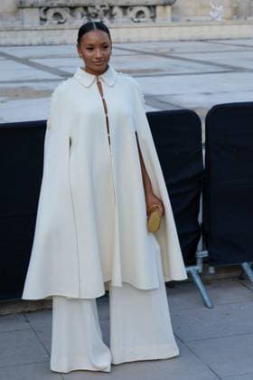 PFW - Elie Saab Outside Arrivals Temiloluwa Otedola attends the Elie Saab Womenswear Spring Summer 2026 show as part of Paris Fashion Week on October 4, 2025 in Paris, France. Photo by Robin Psaila ABACAPRESS.COM Paris France  Copyright: xPsailaxRobin ABACAx